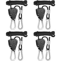 Shining House - Stück Seilratsche mit Haken, verstellbarer Ratschengurt, robuste Seil-Ratschenrolle, Ratschenseil-Ratsche für Lampen oder Pflanzen von SHINING HOUSE