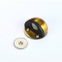 Shining House - Stück magnetische Türstopper aus Metall, einschraubbare Bodentürstopper, selbstklebende Türstopper ohne Bohren für Tür- und von SHINING HOUSE