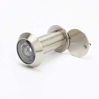 Shining House - Türspion, mit Überwachungsabdeckung zum Einbau in Türblätter von 35 mm-57 mm (3 Stück, gebürsteter Stahl) von SHINING HOUSE