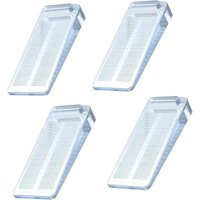 Türstopper, 4 Stück rutschfeste Bodentürkeile mit einstellbarer Höhe, diese Keile können auf Untergründen wie Fliesen, Beton, Zement, Teppich, von SHINING HOUSE