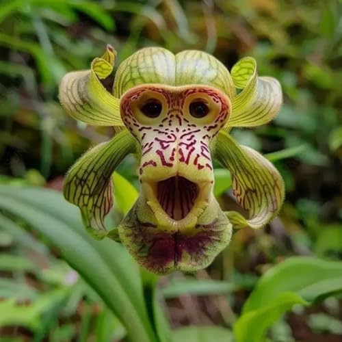 Affengesicht Iris Samen, seltene Sortenblumensamen, kalte resistente auffällige Blumenhart -Iris -Samen für Gartenbalkon Pflanzung G 1000 Stück von SHINROAD