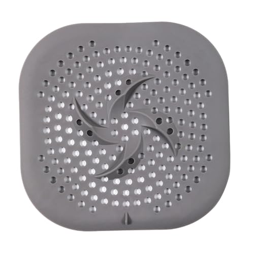 Badezimmer-Haarfalle Duschzubehör zum Entfernen von Silikon-Abflussfängern, langlebige Abdeckung, Schutz, Küche, Waschküche, leicht zu reinigen, rutschfest, Grau Badezimmer-Haarfalle Duschzubehör zum Entfernen von Silikon-Abflussfängern, langlebige Abdeckung, Schutz, Küche, Waschküche, leicht zu reinigen, rutschfest, Grau von SHINROAD