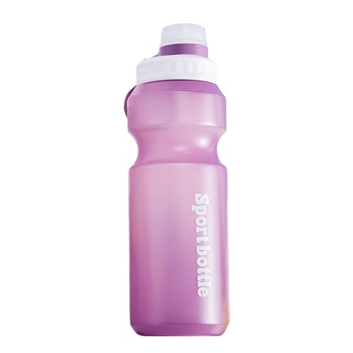 SHINROAD BPA-freier Sportflaschen-Lebensmittel-PP-Material 750 ml Sportwasser großer Kapazität Tragbares Radfahren für das Outdoor-Lauf Violett von SHINROAD