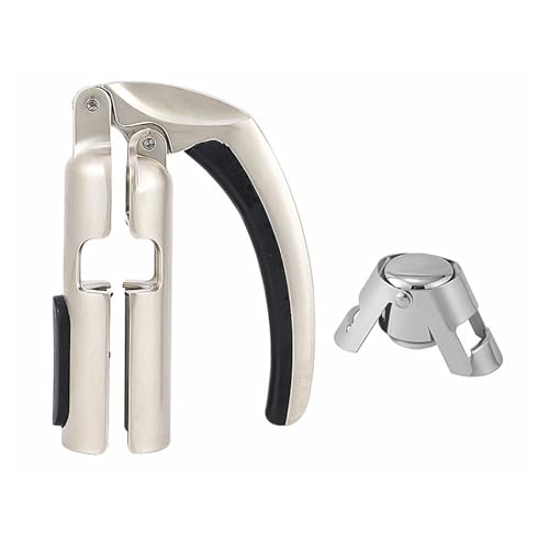 SHINROAD Champagner -Kork -Opener Sparkling Wine Bottle Puller Set leicht zu benutzbares Zubehör mit Stopper für mühelose Entfernung 1 Satz SHINROAD Champagner -Kork -Opener Sparkling Wine Bottle Puller Set leicht zu benutzbares Zubehör mit Stopper für mühelose Entfernung 1 Satz von SHINROAD