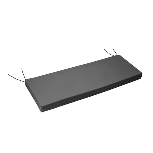 SHINROAD Fade resistente Outdoor-Kissenbank wasserdichte Terrassenmöbel Nicht-Schlupf-Pad mit Abnehmbarer Abdeckung für Gartenschwung vorne Picknick Allwetter Dunkelgrau 1pc SHINROAD Fade resistente Outdoor-Kissenbank wasserdichte Terrassenmöbel Nicht-Schlupf-Pad mit Abnehmbarer Abdeckung für Gartenschwung vorne Picknick Allwetter Dunkelgrau 1pc von SHINROAD