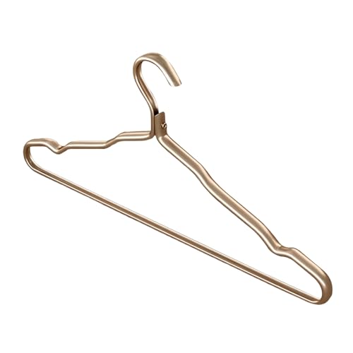 SHINROAD Gebogener Schulter-Design-Kleiderbügel Traaceless Kleidung Aluminiumlegierung Anti-Rust Windschutz Nicht rutschfest C von SHINROAD
