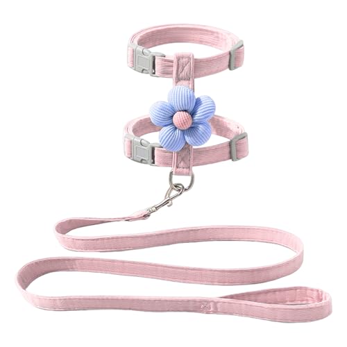 SHINROAD Hundegeschirr für Katzen, verstellbar, atmungsaktives Netzgewebe mit Blumendekor, leicht, bequem, tägliche Spaziergänge, ausbruchsicher, Größe S bis Rosa, Größe S SHINROAD Hundegeschirr für Katzen, verstellbar, atmungsaktives Netzgewebe mit Blumendekor, leicht, bequem, tägliche Spaziergänge, ausbruchsicher, Größe S bis Rosa, Größe S von SHINROAD