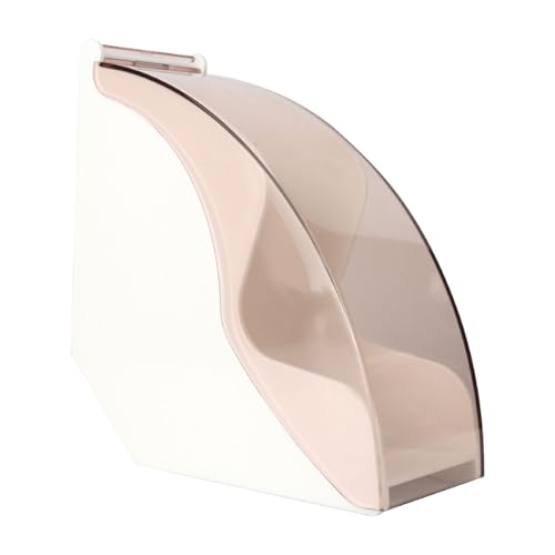SHINROAD Lüfterpapier Rollenbehälter Clean Filter Storage Box Kaffeehalter Acrylabdeckungsregal für Heimküchenutensilien Notizen Servietten Multifunktional Weiß von SHINROAD