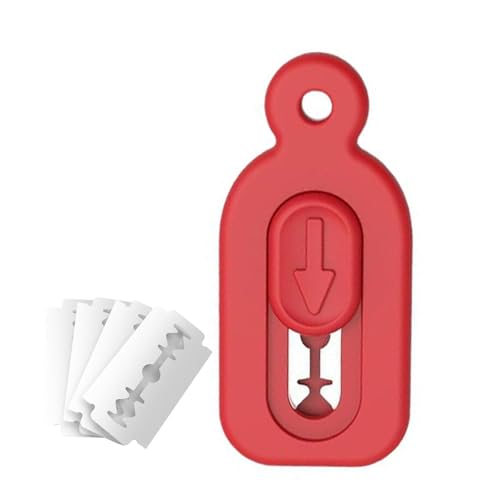 SHINROAD Professionelles Brotbewertungs -Kit Baguette Forming Tool Lame Cutter Set Homemade Sauerteig -Teig mit 5 Ersatzblättern Messer Rasiermesser für Rot von SHINROAD