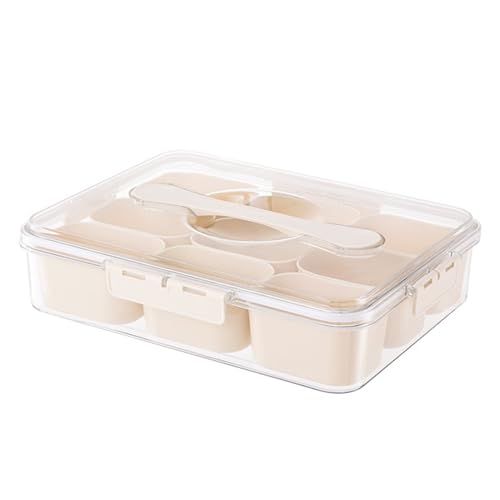 SHINROAD Snackbehälter mit geteilten Abschnitten transparenter Snackbox Gewürz -Aufbewahrungsbox Kühlschrank Spiegel Box 9 Fächer Food Preservation Fall Creme Farben SHINROAD Snackbehälter mit geteilten Abschnitten transparenter Snackbox Gewürz -Aufbewahrungsbox Kühlschrank Spiegel Box 9 Fächer Food Preservation Fall Creme Farben von SHINROAD