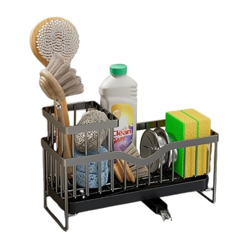 SHINROAD Sponge Lager Rack Waschbecken Caddy mit erhöht Grau von SHINROAD