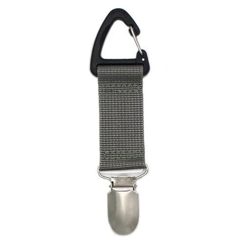 SHINROAD Travel Hat Clamp Secure Hat Clip tragbarer Anti-Rutschhut-Clip für Reisehandtaschen Rucksäcke sichern Huthalter für Sonnenhüte-Kappen Handschuhe Dunkelgrau SHINROAD Travel Hat Clamp Secure Hat Clip tragbarer Anti-Rutschhut-Clip für Reisehandtaschen Rucksäcke sichern Huthalter für Sonnenhüte-Kappen Handschuhe Dunkelgrau von SHINROAD