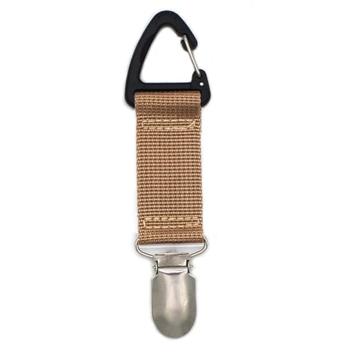 SHINROAD Travel Hat Clamp Secure Hat Clip tragbarer Anti-Rutschhut-Clip für Reisehandtaschen Rucksäcke sichern Huthalter für Sonnenhüte-Kappen Handschuhe Khaki SHINROAD Travel Hat Clamp Secure Hat Clip tragbarer Anti-Rutschhut-Clip für Reisehandtaschen Rucksäcke sichern Huthalter für Sonnenhüte-Kappen Handschuhe Khaki von SHINROAD