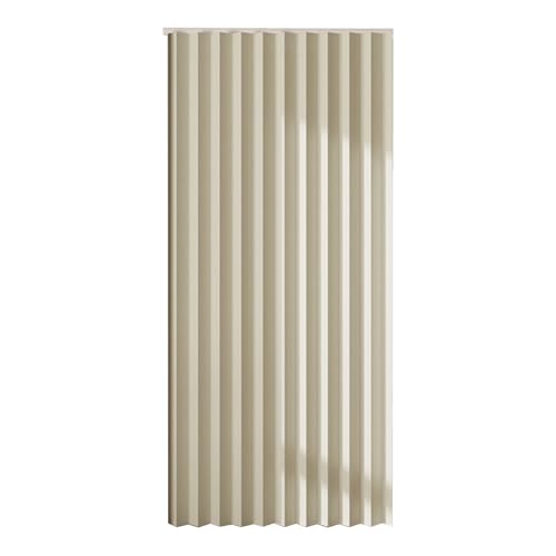 SHINROAD Türvorhang mit Stangentaschen, waschbar, unsichtbar, dick, magnetisch, 55–80 cm, einfache Installation, Verdunkelung, Privatsphäre, Beige, 220 cm von SHINROAD