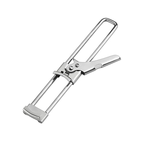 SHINROAD Verstellbarer Öffner Küche Essentielles Opener Einstellbarer Edelstahlöffner Opener Korkenzieher Set Multifunktionales Küchenwerkzeug für Flaschen Gläserdosen Silber von SHINROAD