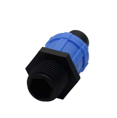 SHIOFRCN 1 Stück 1/2 "3/4" Innen-Außengewinde DN17 Farm Water Saving Bewässerungssystem Schlauchverbindung 16 mm Gartenwasseranschluss(3/4") von SHIOFRCN
