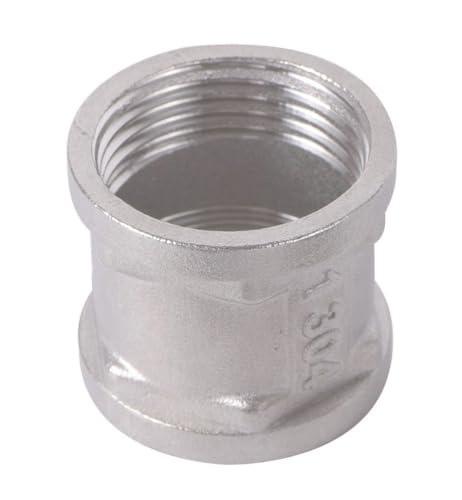 SHIOFRCN 1 Stück 1/2 Zoll 3/4 Zoll 1 Zoll Innengewinde 304 Edelstahl Doppeldraht Rohrverbindung Hardware Sanitär-Fitting-Anschlüsse(3/4") von SHIOFRCN