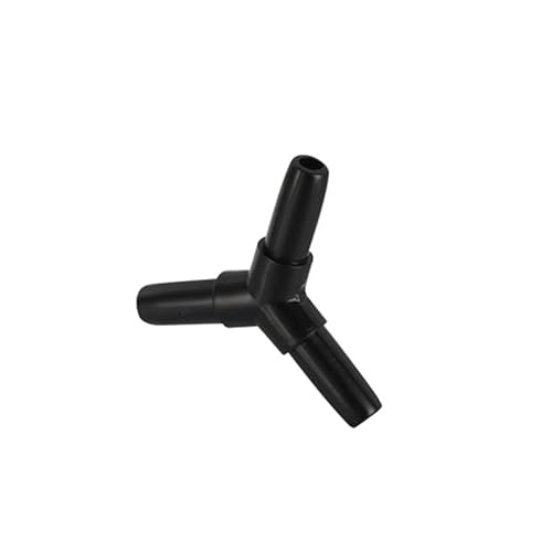 SHIOFRCN 10 Stück Sprinkler-Bewässerungssystem 4 mm T-Stück 90-Grad-Winkelstück Wasserschlauchanschlüsse Rohrschlauchanschluss Joiner Tropfsystem(B) von SHIOFRCN