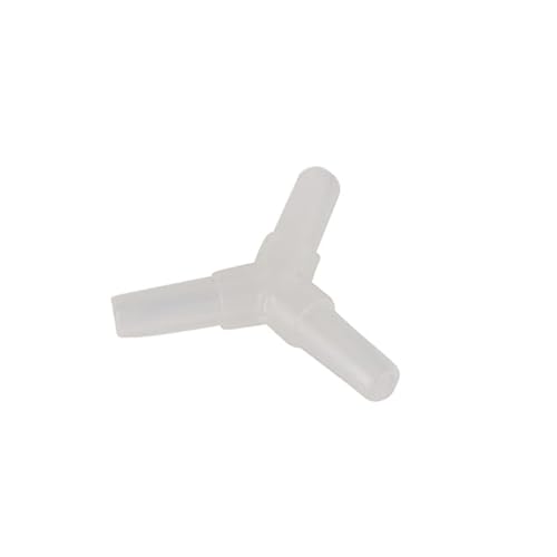 SHIOFRCN 10 Stück Sprinkler-Bewässerungssystem 4 mm T-Stück 90-Grad-Winkelstück Wasserschlauchanschlüsse Rohrschlauchanschluss Joiner Tropfsystem(F) von SHIOFRCN