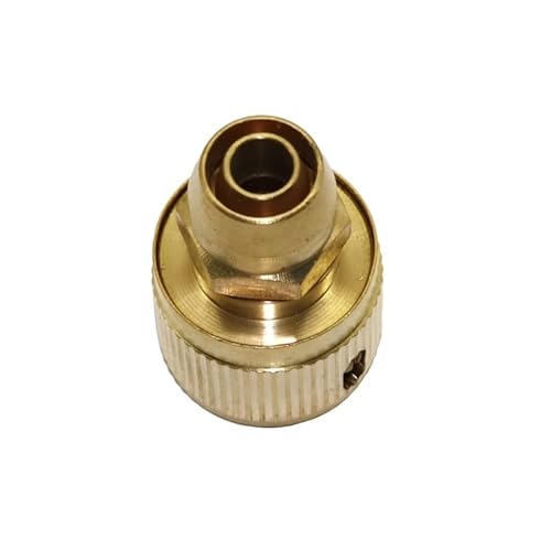 SHIOFRCN 1Pc Messing Wasserhahn Schnell Anschluss Mit 3/8 "Schlauch Kontermutter Bewässerung Sanitär Rohr Fitting Wasser Schlauch Conector von SHIOFRCN