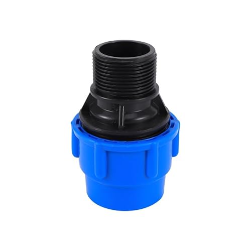 SHIOFRCN 1pc 1/2 "3/4" 1 "1,2" 1,5 "Außengewinde Zu 20/25/32/40/50mm PE Rohr Gerade Stecker Bewässerung System PE PVC Rohr Umwandlung Kupplung(20mm) von SHIOFRCN