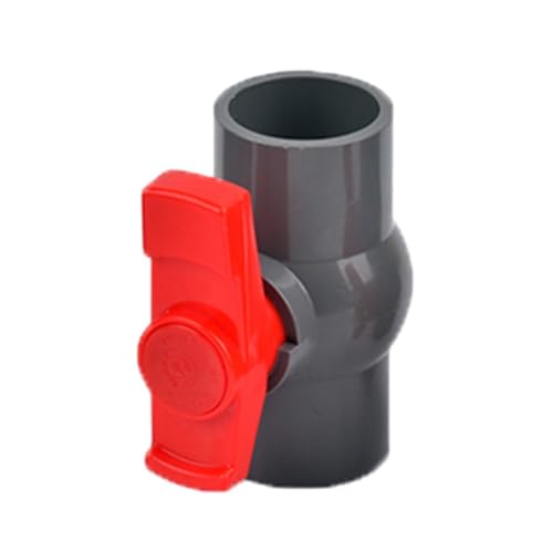 SHIOFRCN 1pc 1/2 "3/4" 1 "1,2" 1,5 "Zoll Gewinde Und Buchse Typ Grau PVC kugelhahn Mit Schalter Garten Bewässerung Armaturen Aquarium Aquarium Ventil(ID32mm) von SHIOFRCN
