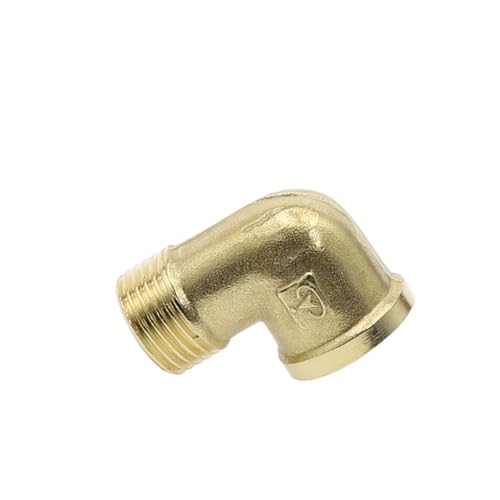 SHIOFRCN 1pc 1/8 "1/4" 3/8 "1/2" Innengewinde X Außengewinde 90 Grad Messing Ellenbogen Rohr Fitting anschluss Kupplung for Wasser Kraftstoff Kupfer(3/4") von SHIOFRCN