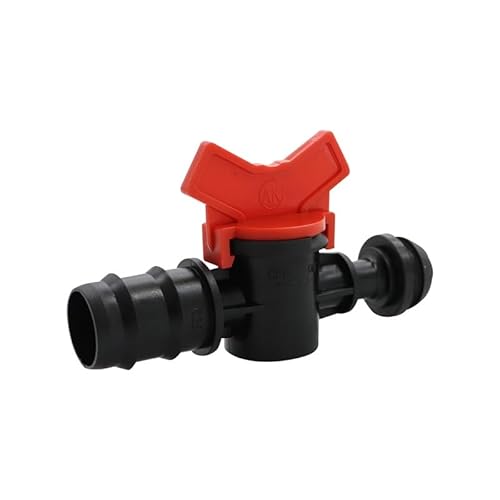 SHIOFRCN 1pc 20,5mm PE Schlauch Stacheldraht Zwei-Wege Kunststoff Rohr Armaturen Garten Wasser Rohr Wasser Stop Stecker Kran von SHIOFRCN