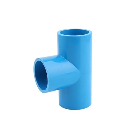 SHIOFRCN 1pc 20 25 32 40 50mm PVC Rohr T-anschluss Garten Bewässerung 3 Weg Verbindungen Rohr T Adapter Wasser Rohr Armaturen(Blue,I.D 32mm) von SHIOFRCN