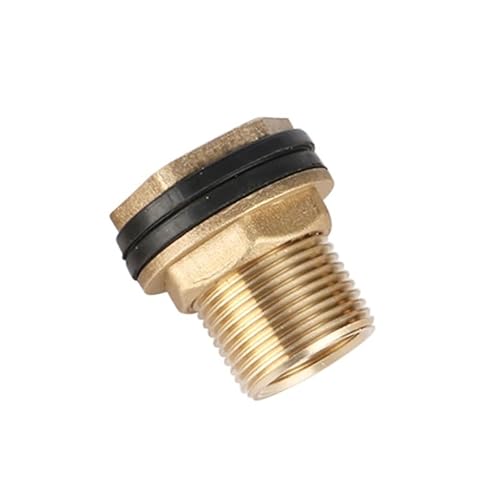 SHIOFRCN 1pc Garten Rohr Joint 1/2 "3/4" 1 "Außengewinde Zu 3/8" 1/2 "3/4" innengewinde Messing Tank Rohr Adapter Wasser Gas Anschluss Adapter(1") von SHIOFRCN