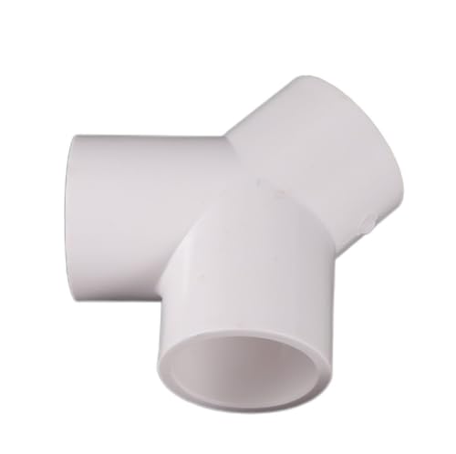 SHIOFRCN 1pc ID 20/25/32mm PVC Y-Förmigen Stecker 3 Weg PVC Rohr Armaturen Garten bewässerung Wasser Tank Rohr Kupplung DIY Regal Bauen Joint(32mm) von SHIOFRCN