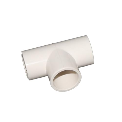 SHIOFRCN 1pc Innen 32mm, 25mm, 20mm Rohr Joint PVC Rohr T Anschlüsse Aquarium Adapter Wasser Versorgung und Entwässerung Rohr Joint(White,32mm) von SHIOFRCN