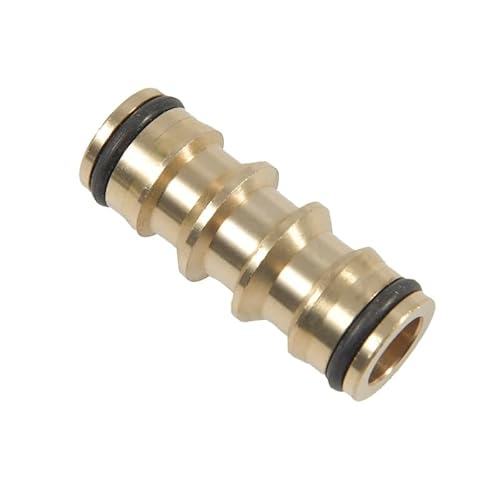 SHIOFRCN 1pc Voll Kupfer Schnuller 2-Weg Joint Schnell Joint Butt Werkzeug Adapter Garten Bewässerung Stecker Reinem Kupfer Doppel stecker von SHIOFRCN