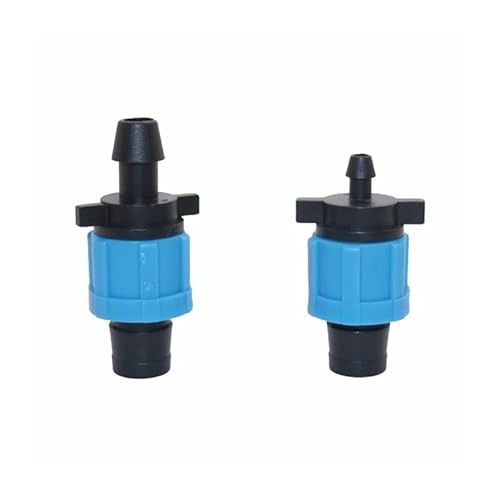 SHIOFRCN 20 stücke Tropf Band 16mm Schloss Entnahme Tropf Bewässerung Rohr Armaturen Kontermutter Passend for Bewässerung Wasser Schlauch Anschluss(10mm) von SHIOFRCN