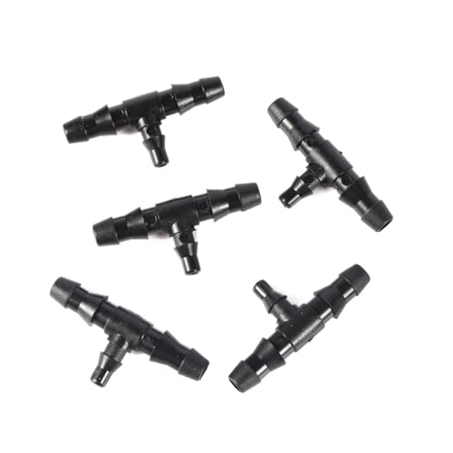 SHIOFRCN 20Pcs Micro Garten Bewässerung 4/7 Mm Ändern Zu 3/5 Mm Barb Stecker T Kunststoff Schlauch Anschluss Joint bewässerung Werkzeug von SHIOFRCN