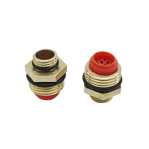 SHIOFRCN 2Pcs Messing Reduzieren Stecker 1/2 "zu 1/4" Außengewinde Nebel Düse Adapter Gewächshaus Bewässerung System Armaturen Rohr Stecker(Brass-01) von SHIOFRCN