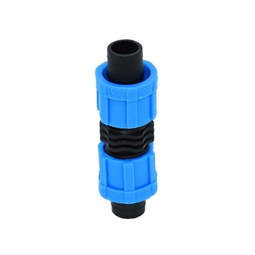 SHIOFRCN 30 Stück 16 mm Tropfband 2-Wege-Stecker Sicherungsmutter Schlauchreparaturverbindung for die Landwirtschaft Tropfbewässerung Schloss durch Bewässerungsarmaturen von SHIOFRCN