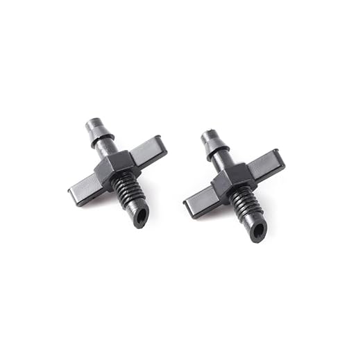 SHIOFRCN 30Pcs 6mm Außengewinde Einzigen Stacheldraht 4/7mm PVC Schlauch Anschluss for Tropf Bewässerung Bewässerung Fitting Garten Werkzeuge Zubehör von SHIOFRCN