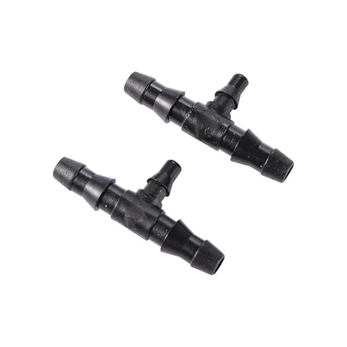 SHIOFRCN 40 Stück 4/7 mm bis 3/5 mm Reduzier-T-Wasser-Schnellkupplung Stachelkupplung Wasserschlauchanschlüsse Gartenzubehör Schlaucharmaturen von SHIOFRCN