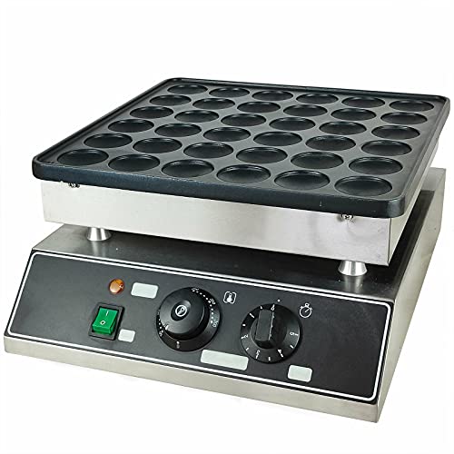 Poffertjes Maker | Niederländische Mini-Pfannkuchen | 36 Stück | 220V Pfannkuchen Maschine Muffins Elektrische Niederländische von SHIOUCY