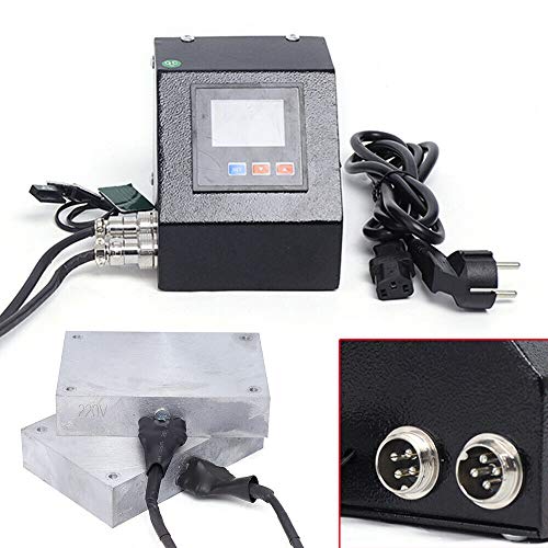 SHIOUCY 6 "x 4" Kolophonium Presse Heizplatten Kit 1200W Kolophonium Extractor LCD-Temperaturregler von SHIOUCY