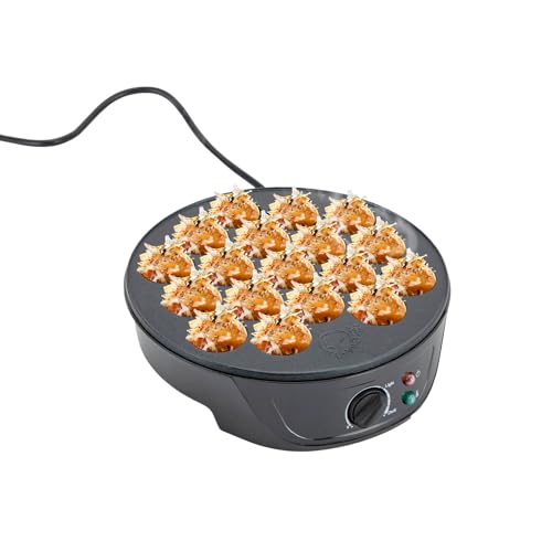 Takoyaki Maker 18 Gitter Haushalts Takoyaki Maschine 220V 750W Temperaturkontrolle 0-240°C für Zuhause Restaurants Cafeterias Hotels Straßenimbisse Takoyaki Maker 18 Gitter Haushalts Takoyaki Maschine 220V 750W Temperaturkontrolle 0-240°C für Zuhause Restaurants Cafeterias Hotels Straßenimbisse von SHIOUCY