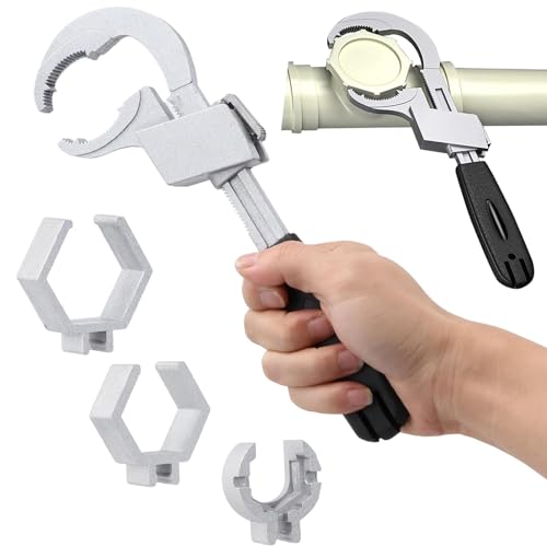 SHIQUAN Universal Adjustable Double-ended Wrench,Multifunktioner Badezimmer Schraubenschlüssel,Waschbecken Installer Werkzeug (B) SHIQUAN Universal Adjustable Double-ended Wrench,Multifunktioner Badezimmer Schraubenschlüssel,Waschbecken Installer Werkzeug (B) von SHIQUAN