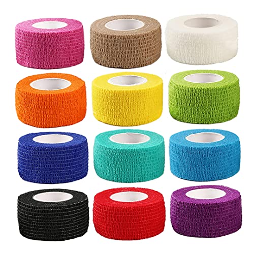 12pcs selbstklebender Verband selbst kleber atmungsaktierbarer Tierklebeband Nicht gewebter elastischer zusammenhängender Verpackung Selbstkleber Bandage Wrap Elastic Bander Wrap Haft adherent zusamm 12pcs selbstklebender Verband selbst kleber atmungsaktierbarer Tierklebeband Nicht gewebter elastischer zusammenhängender Verpackung Selbstkleber Bandage Wrap Elastic Bander Wrap Haft adherent zusamm von SHITOOMFE
