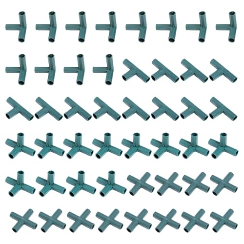 SHITOOMFE Gartenpfahlstecker, 48pcs 4 Typen Hochleistungs -Gewächshaus -Rahmen, 11 -mm -Rahmengebäudeanschluss für Traubenschalen Sonnenschutzschuppen Gartenwerk, Gewächshauszubehör SHITOOMFE Gartenpfahlstecker, 48pcs 4 Typen Hochleistungs -Gewächshaus -Rahmen, 11 -mm -Rahmengebäudeanschluss für Traubenschalen Sonnenschutzschuppen Gartenwerk, Gewächshauszubehör von SHITOOMFE