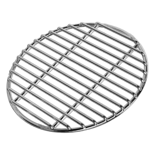 SHITOOMFE Grillgitter Ersatz 16 Zoll Edelstahl verdickte runde Grillrostbackschale zum Campen, Picknick, Garten, runder Rost SHITOOMFE Grillgitter Ersatz 16 Zoll Edelstahl verdickte runde Grillrostbackschale zum Campen, Picknick, Garten, runder Rost von SHITOOMFE
