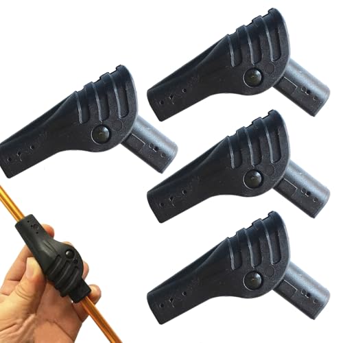 SHITOOMFE Zeltersatzteile, 4pcs Zeltstangenanschlüsse, 180 ° rotatable Ersatzteile, tragbare Faltverbindungen für DIY -Strukturen Treibhausschuhe Regal Garten im Freien von SHITOOMFE