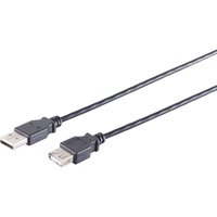 S-impuls usb-a Verlängerungskabel 2.0 schwarz 3m von SHIVERPEAKS