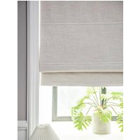Weiß Leinen Texture Benutzerdefinierte Roman Shades, Flach Falten Moderne Designer Fabric Fenster Behandlung, Auf Bestellung Gemacht von Shelooms
