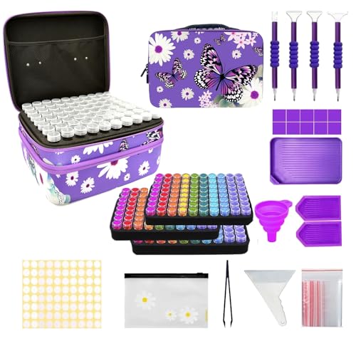 SHJOEE 5D Diamond Painting Zubehör Box Organizer Aufbewahrungskoffer 240 Fächer Diamond Painting Organizer Schmetterling Aufbewahrungsbox Werkzeug Set DIY Handwerk Als Geschenk SHJOEE 5D Diamond Painting Zubehör Box Organizer Aufbewahrungskoffer 240 Fächer Diamond Painting Organizer Schmetterling Aufbewahrungsbox Werkzeug Set DIY Handwerk Als Geschenk von SHJOEE